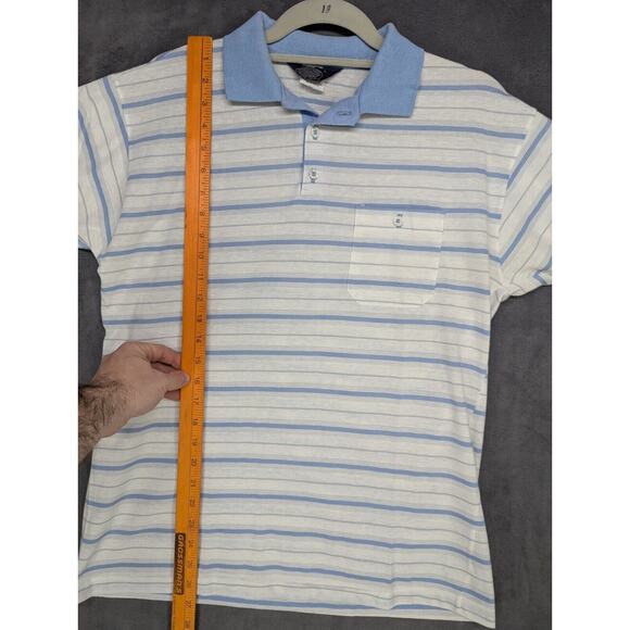 Vintage Knightsbridge Polo Shirt Mens Large Preppy Tennis Country Club 80s - Picture 5 of 9